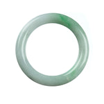 58mm Natural Burmese Jade Bangle - MAYS