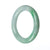 58mm Natural Burmese Jade Bangle - MAYS