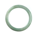 63mm Natural Burmese Jade Bangle - MAYS