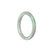 A close-up image of a round, green traditional jade bracelet designed for children. The bracelet features a Type A green jade stone, known for its vibrant color and high quality. The bracelet is a timeless piece of jewelry crafted by MAYS GEMS.