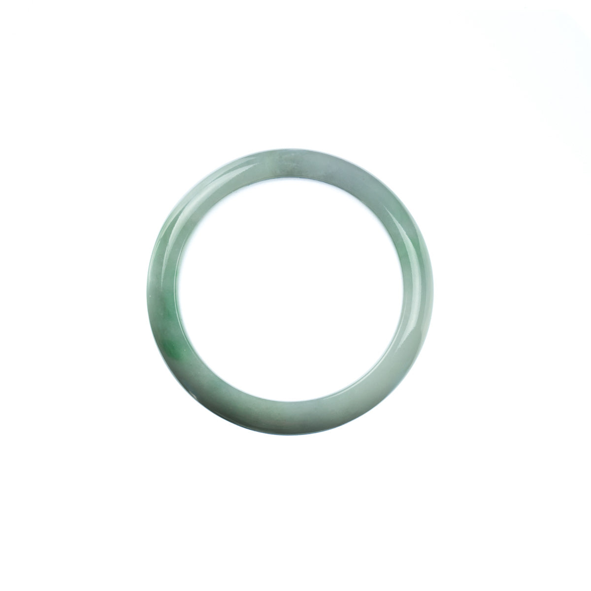 Genuine Natural Green Jade Bracelet - Child Half Moon