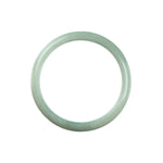 57mm Natural Burmese Jade Bangle - MAYS