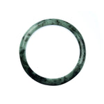 58mm Natural Burmese Jade Bangle - MAYS