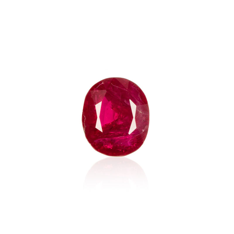 1.45ct Unheated Intense Red Burmese Ruby - MAYS