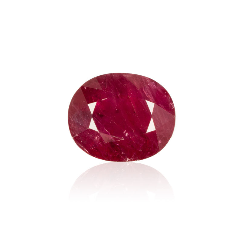 5.11ct Deep Red Africa Ruby - MAYS