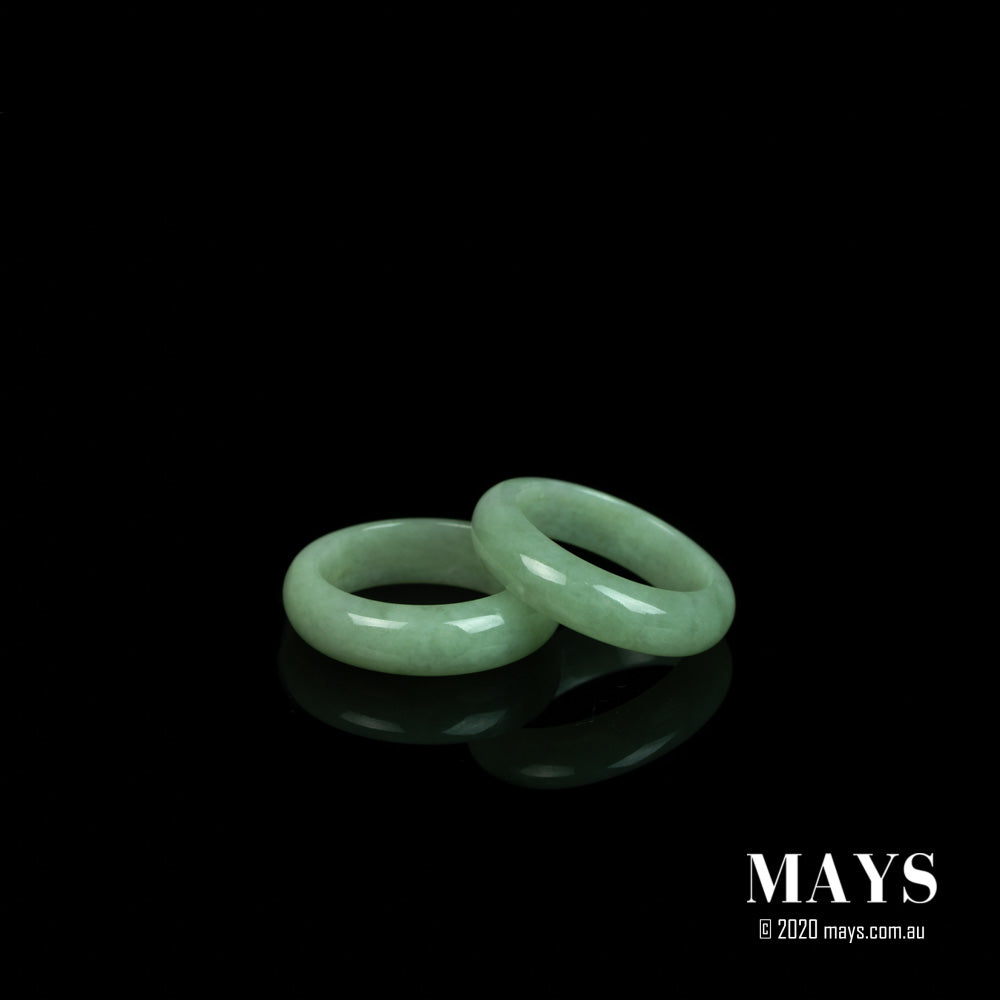 Tranquilliti Green Jadeite Jade Ring