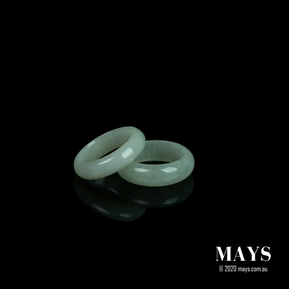 Tranquilliti Pale Green Jadeite Jade Ring