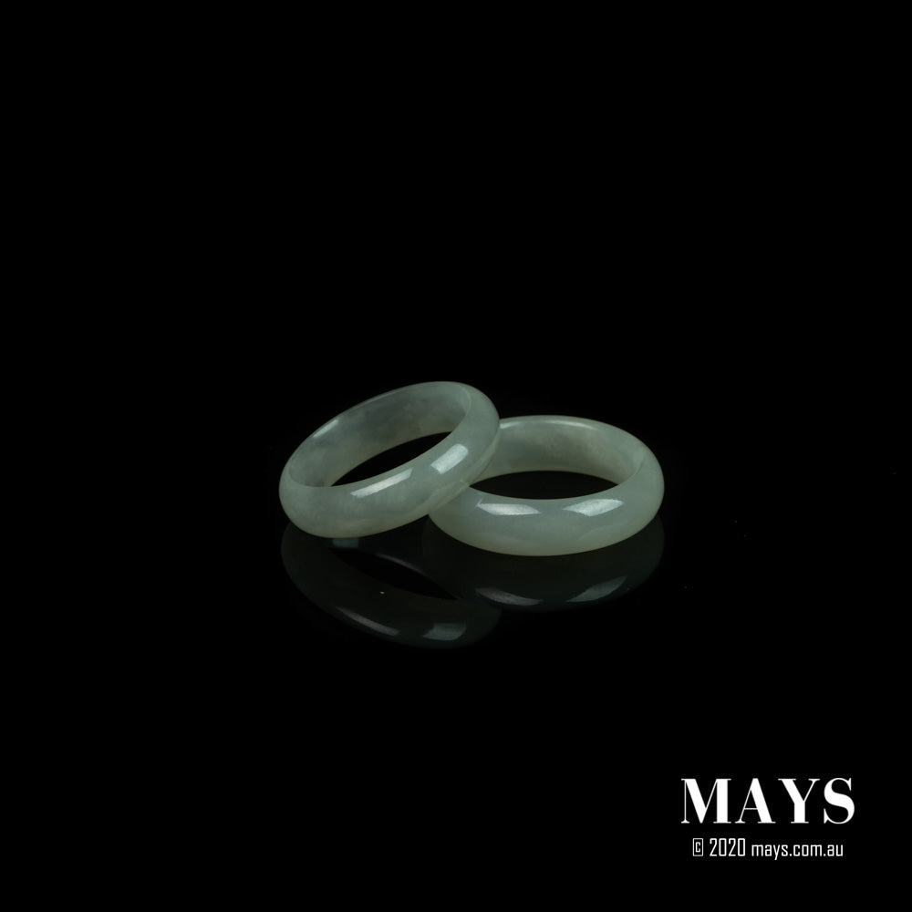 Heavenli Grey Jadeite Jade Ring